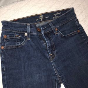 7 for all mankind jeans 25 cropped gwenevere